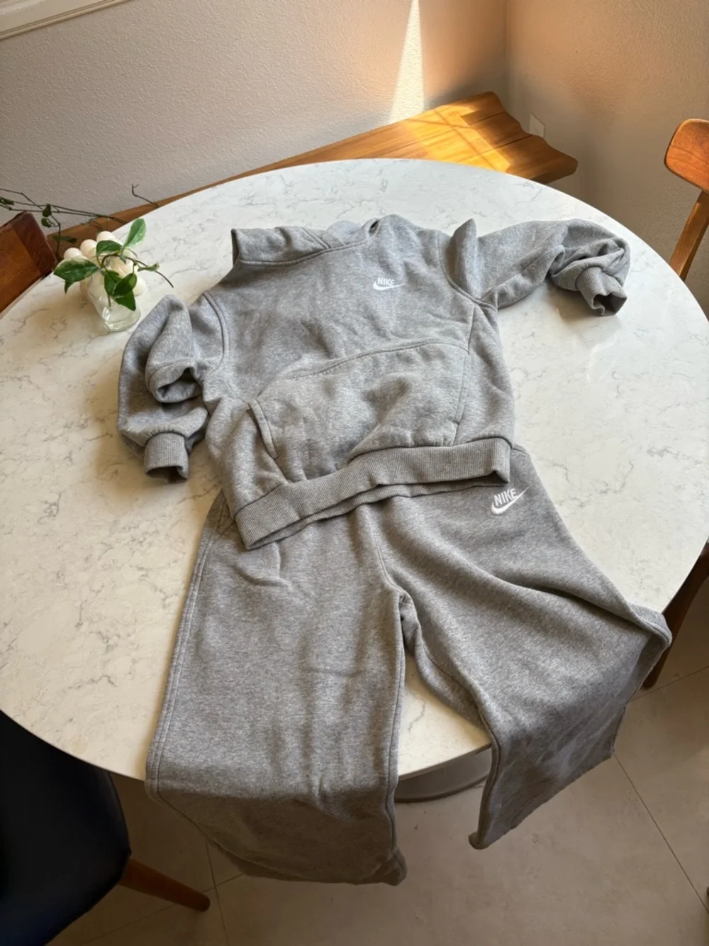 Nike Grey Sweatshirt & Jogger Set - Picture 7 of 9